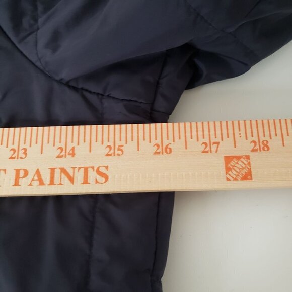 Tumi Tech Puffer Coat Quilted Hooded Polyester Pockets Black Mens XL - Picture 13 of 14